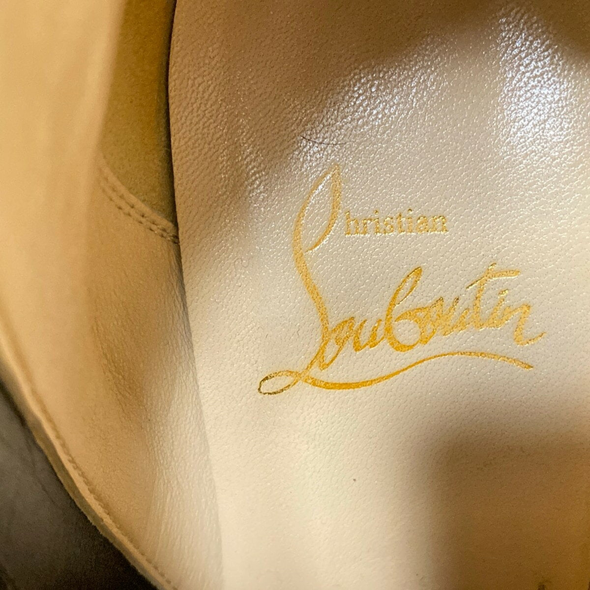 Christian Louboutin Boots Bootie Shoes EU 36 US 6 Leather Black Authentic