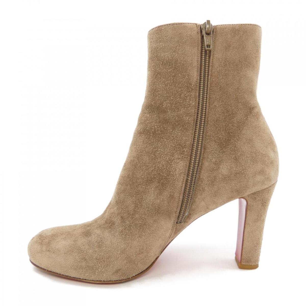 Christian Louboutin Boots Shoes EU 37.5 US 7.5 Brown Authentic