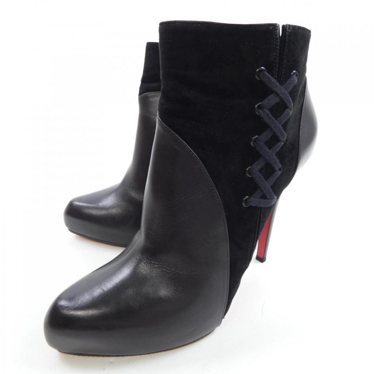 Christian Louboutin Boots Shoes EU 39 US 9 Black Authentic