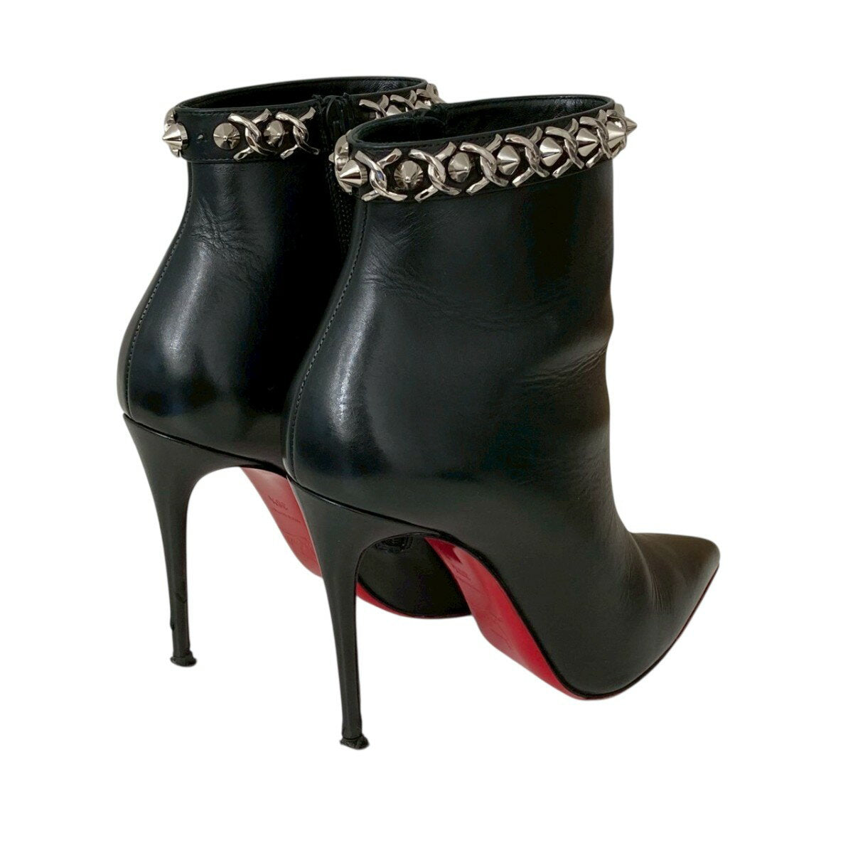 Christian Louboutin Boots Shoes EU 36.5 US 6.5 Black Authentic