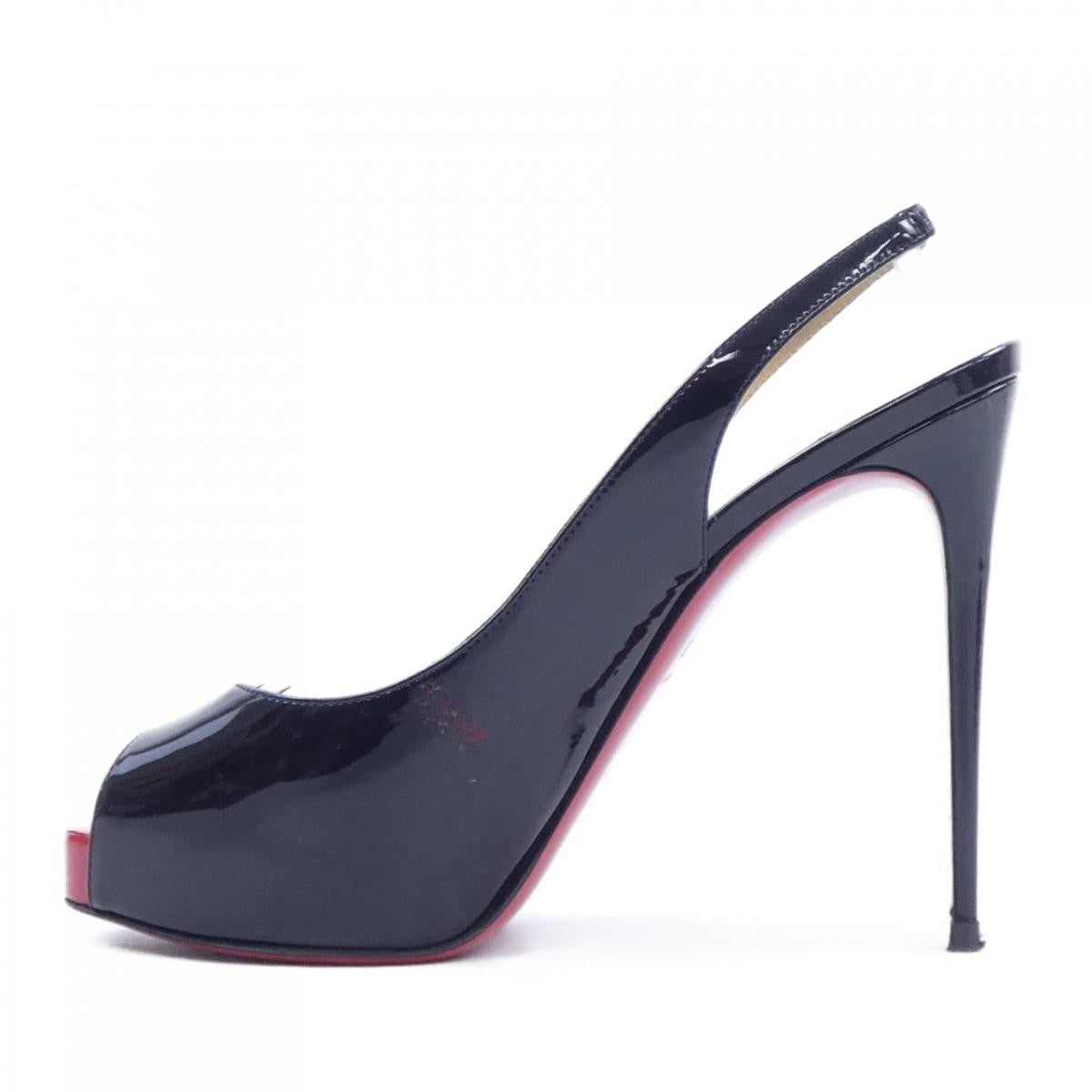 Christian Louboutin Shoes Pumps Heel EU 38.5 US 8.5 Black Authentic