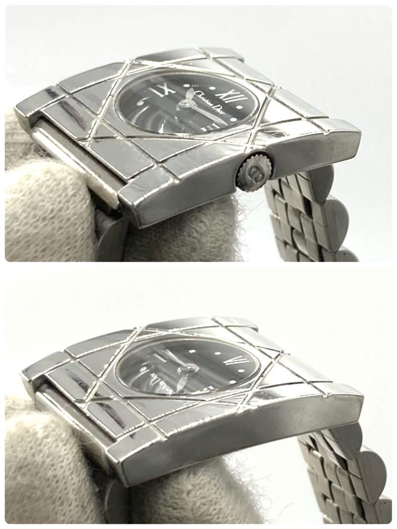 Christian Dior D82-100 Quartz Watch Wristwatch Logo Silver Women's Authentic