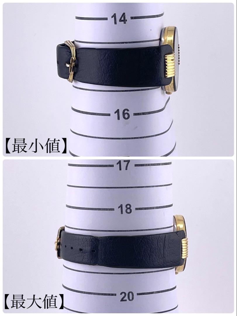 Christian Dior Quartz Watch Wristwatch Logo Gold Black Women's Authentic