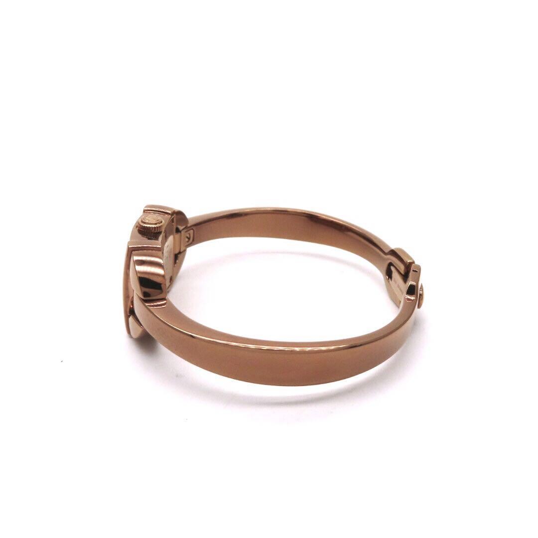 GUCCI 6800L Quartz Watch Wristwatch Pink Gold Women's Authentic