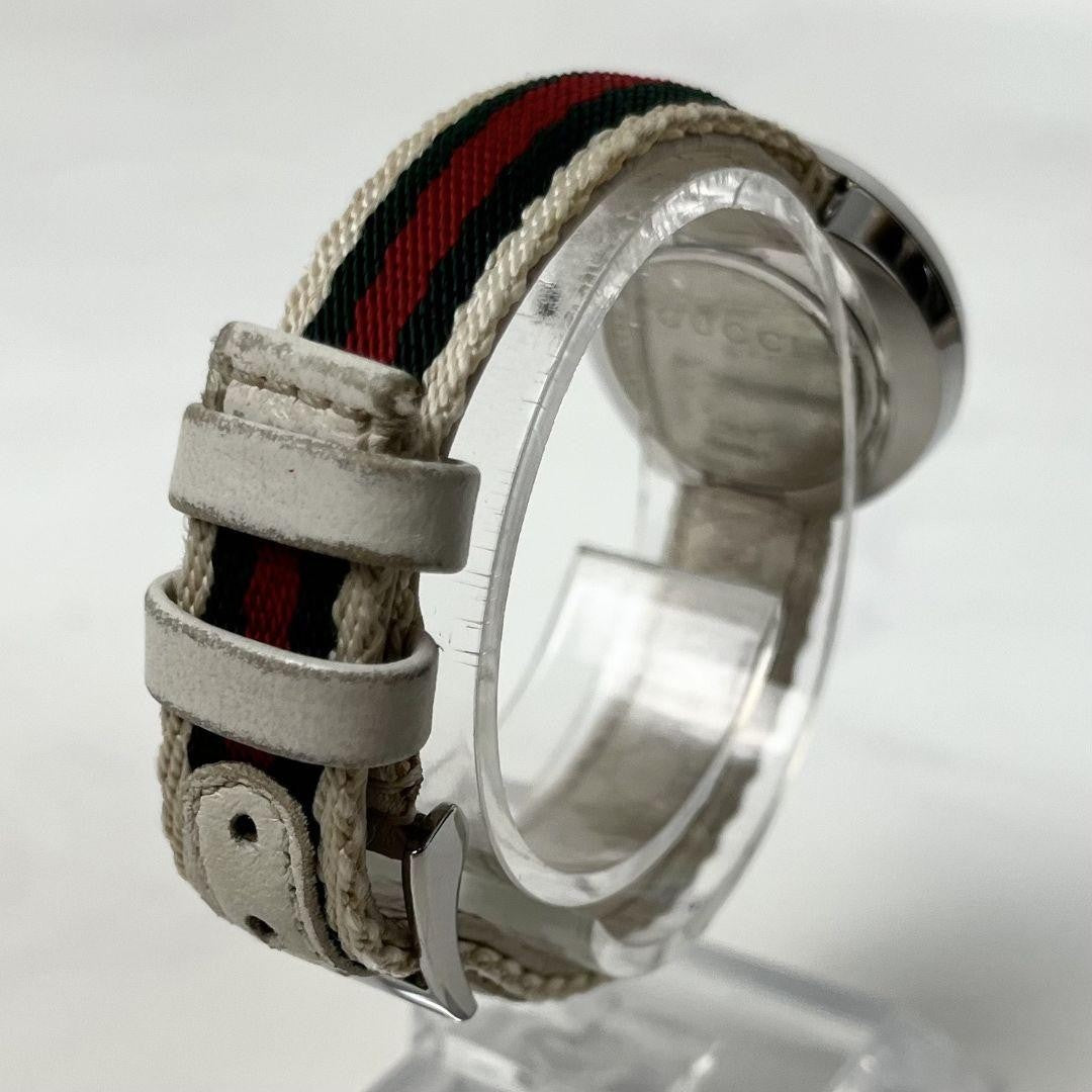 GUCCI 129.5 Quartz Watch Wristwatch Sherry Line Silver Women's Authentic