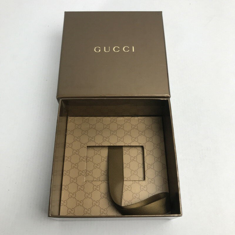 GUCCI Bracelet Bangle G Logo Silver 925 Unisex Accessory Authentic