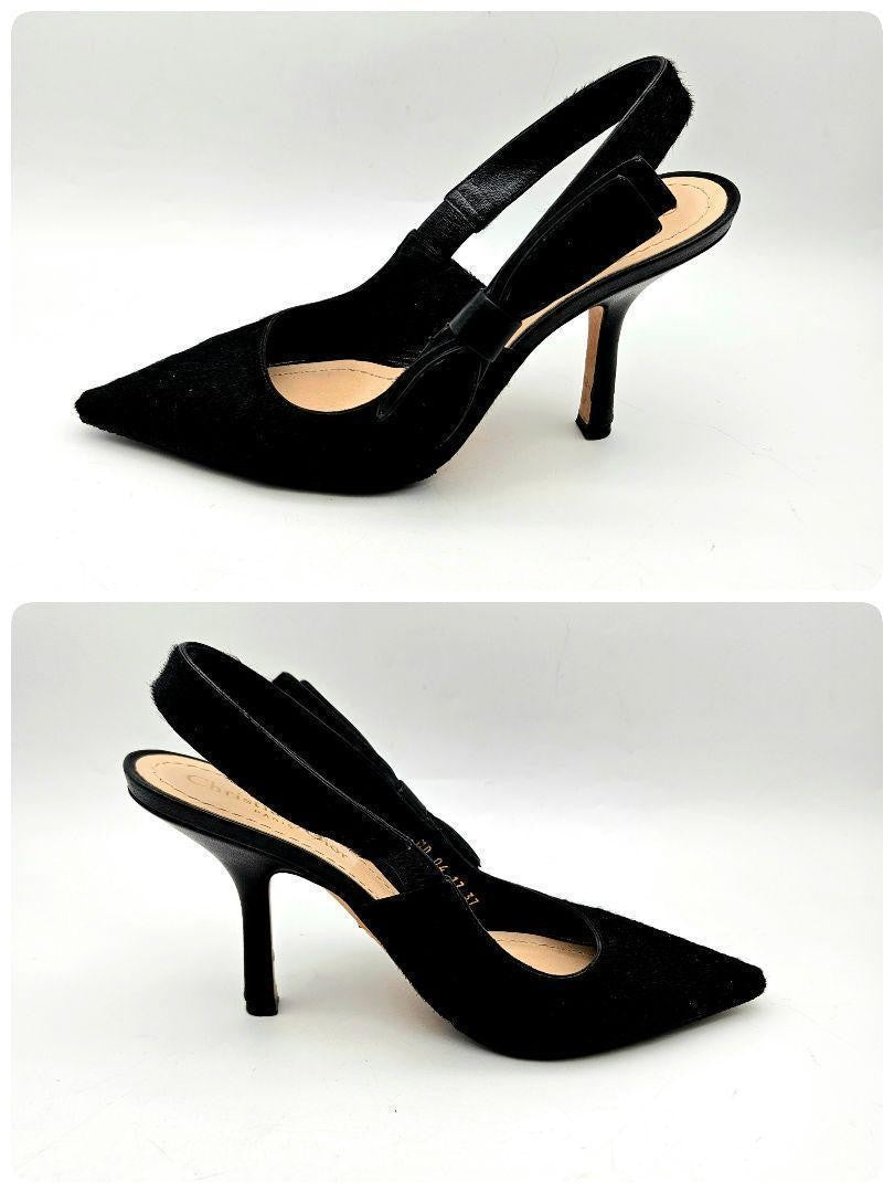 Christian Dior Shoes Pumps Heel EU 37 US 7 Black Authentic