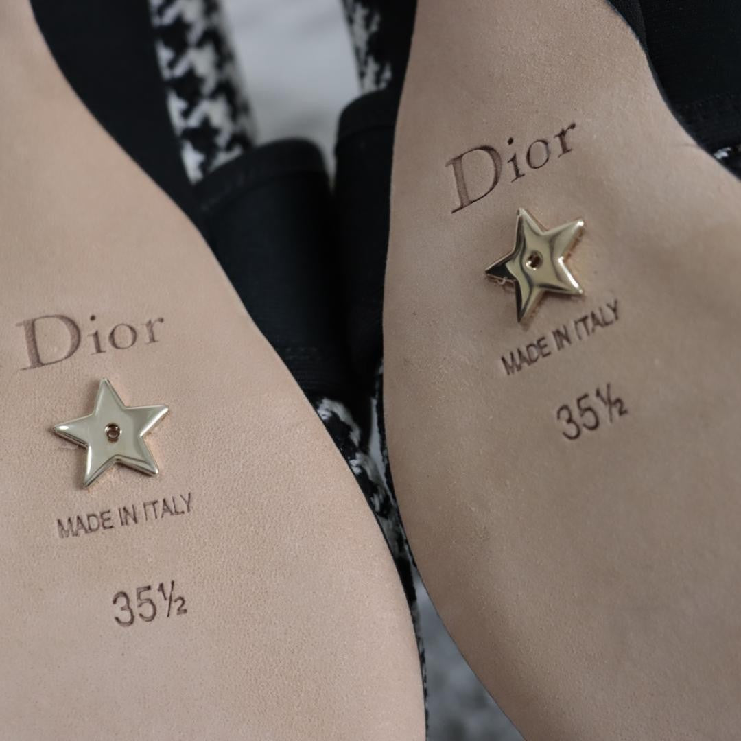 Christian Dior Shoes Pumps Heel Roger Vivier EU 35.5 US 5.5 Black White Auth