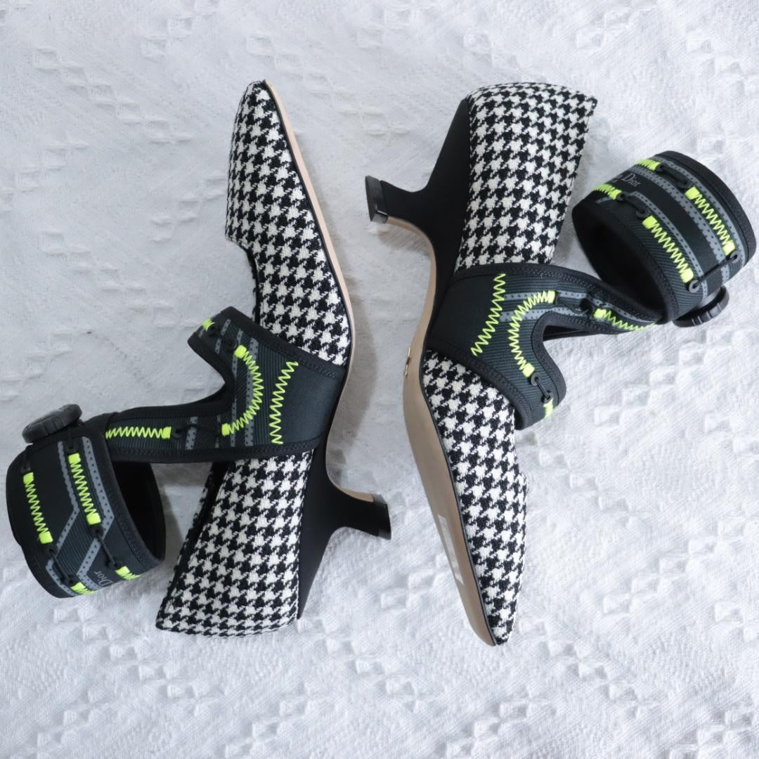 Christian Dior Shoes Pumps Heel Roger Vivier EU 35.5 US 5.5 Black White Auth