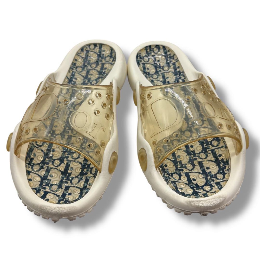 Christian Dior Sandals Shoes Trotter EU 38 US 8 Authentic