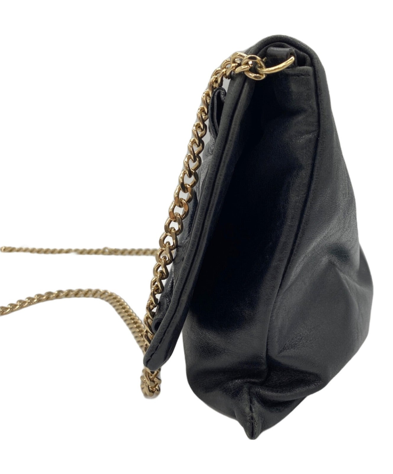 RED VALENTINO Shoulder Bag Purse Black Authentic