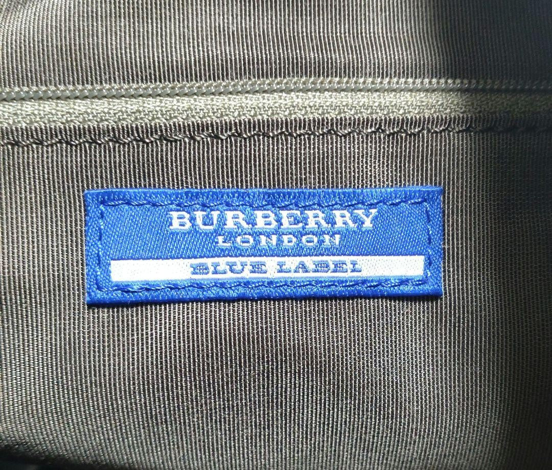 BURBERRY BLUE LABEL Shoulder Bag Purse Beige Authentic