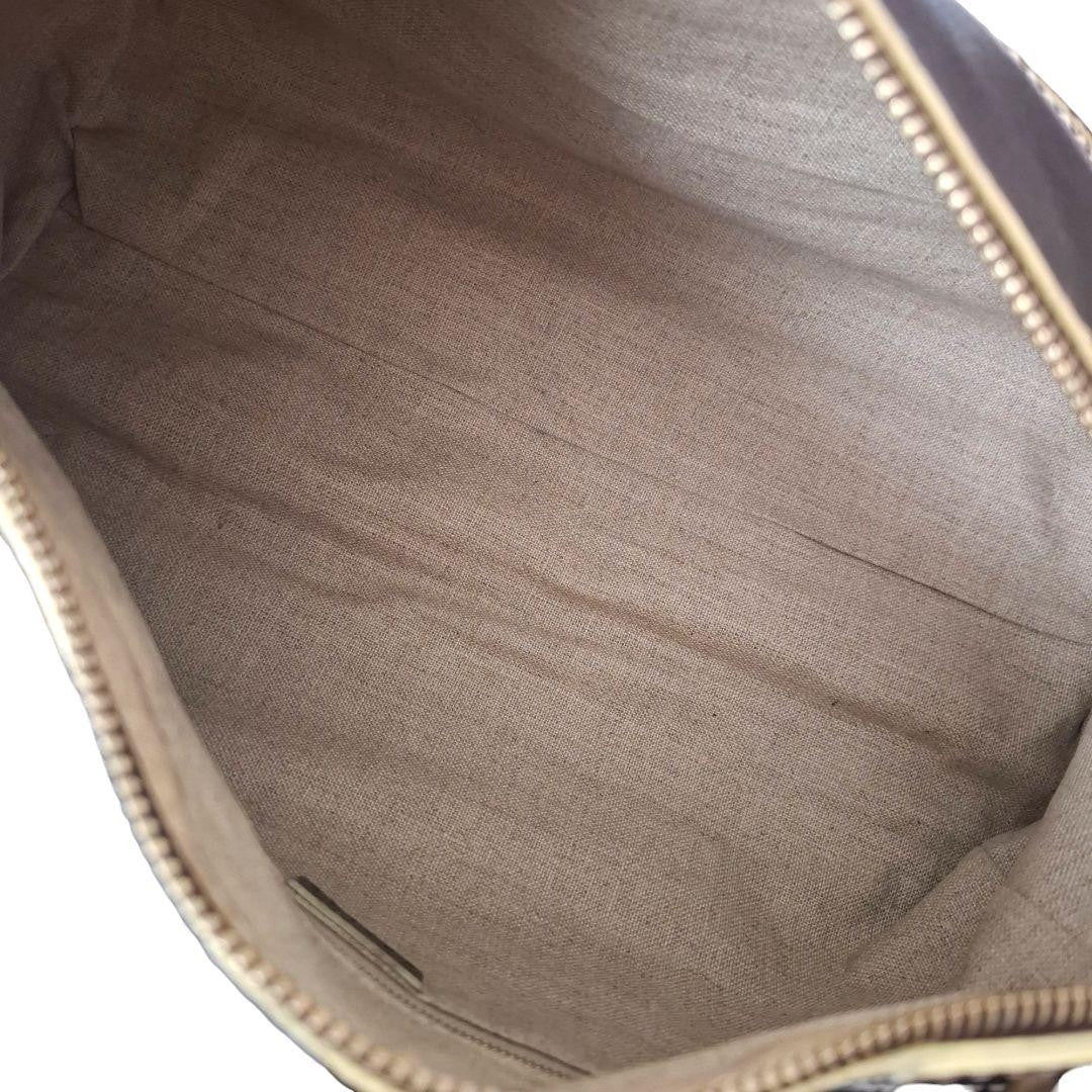 CELINE handbag Purse Triomphe Mini Boston Bag Leather Brown Women's Authentic