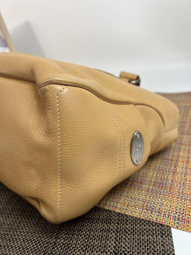 CELINE handbag Purse Boogie Bag Leather Used Women's Authentic