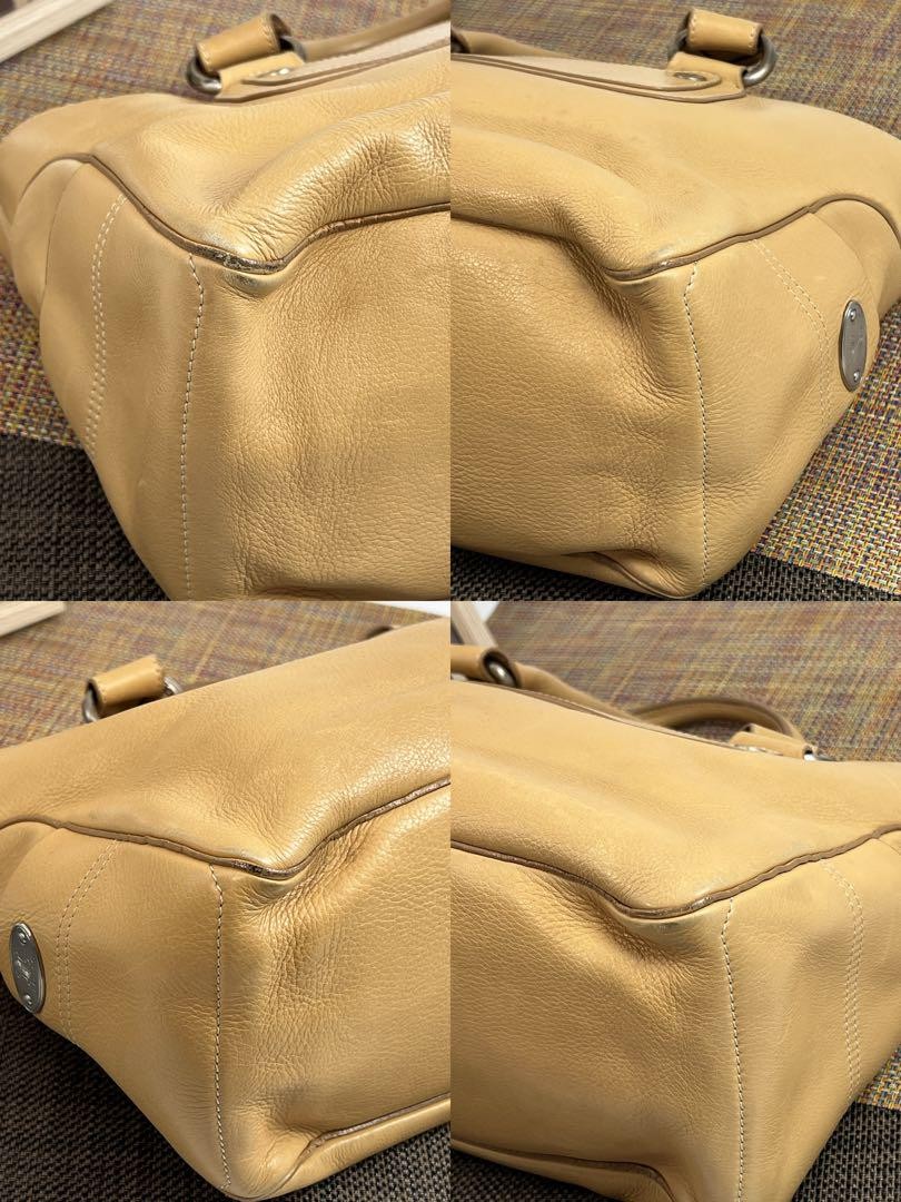 CELINE handbag Purse Boogie Bag Leather Used Women's Authentic