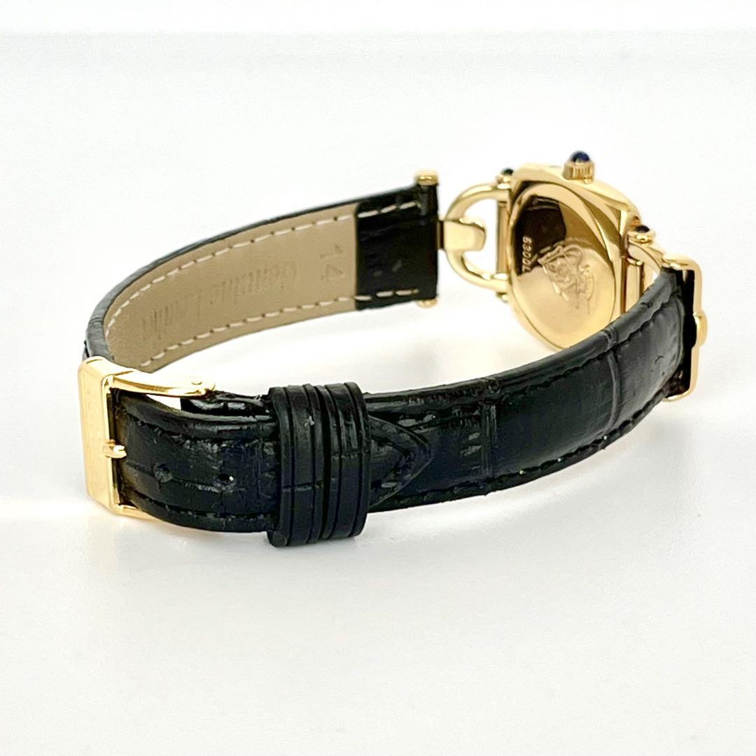 GUCCI 6300L Quartz Watch Wristwatch Gold Women's Authentic