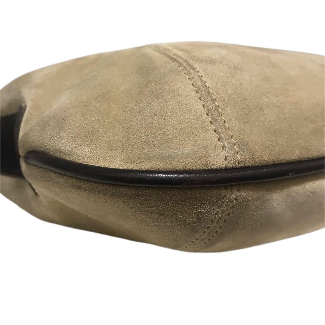 COACH Shoulder Bag Purse Soho Suede Brown Authentic