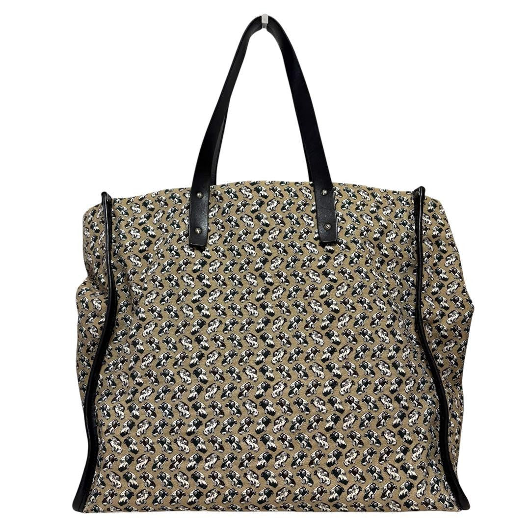 Dolce & Gabbana Hand Bag Tote Purse Beige Authentic