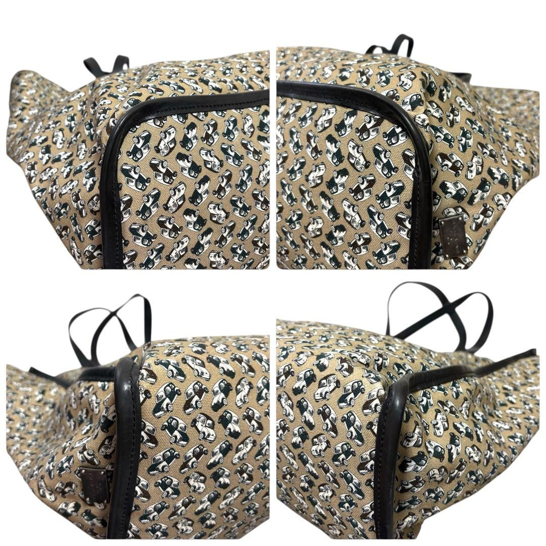 Dolce & Gabbana Hand Bag Tote Purse Beige Authentic