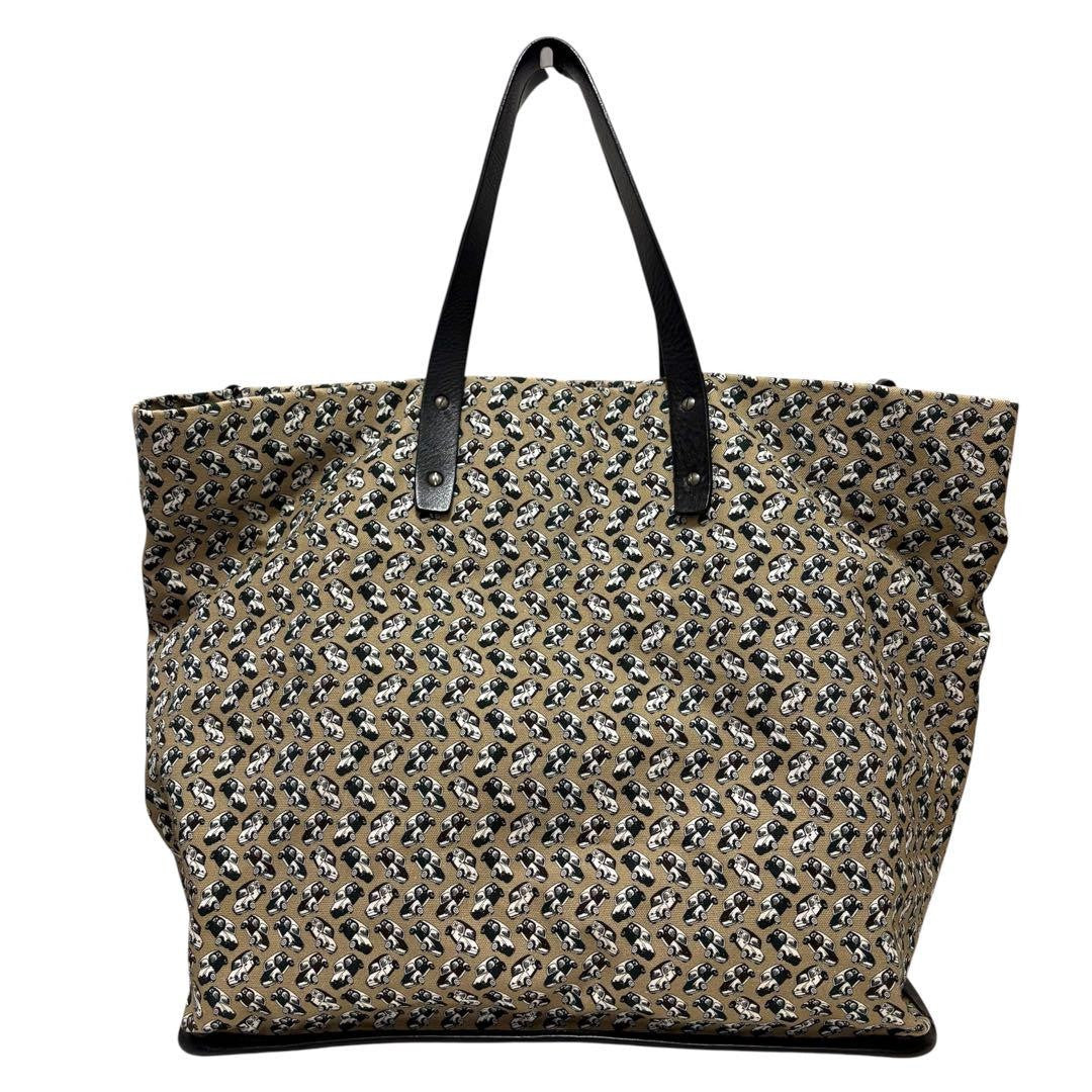 Dolce & Gabbana Hand Bag Tote Purse Beige Authentic