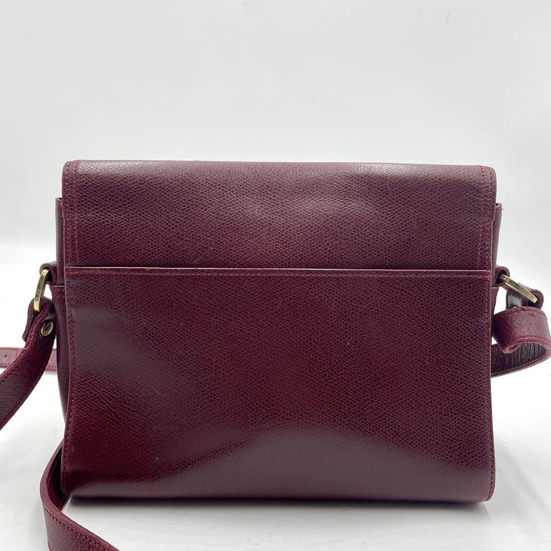 Longchamp Shoulder Bag Purse Leather Authentic