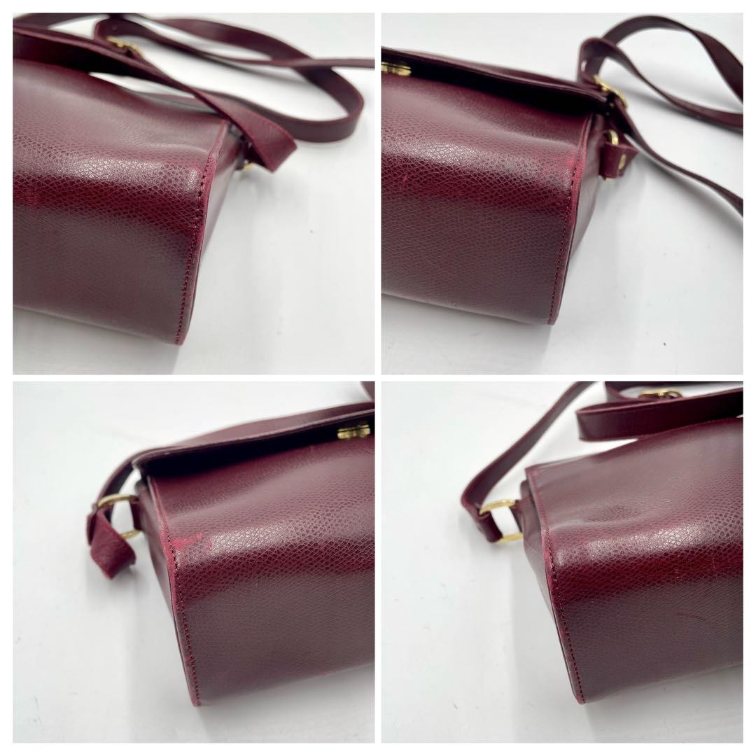 Longchamp Shoulder Bag Purse Leather Authentic