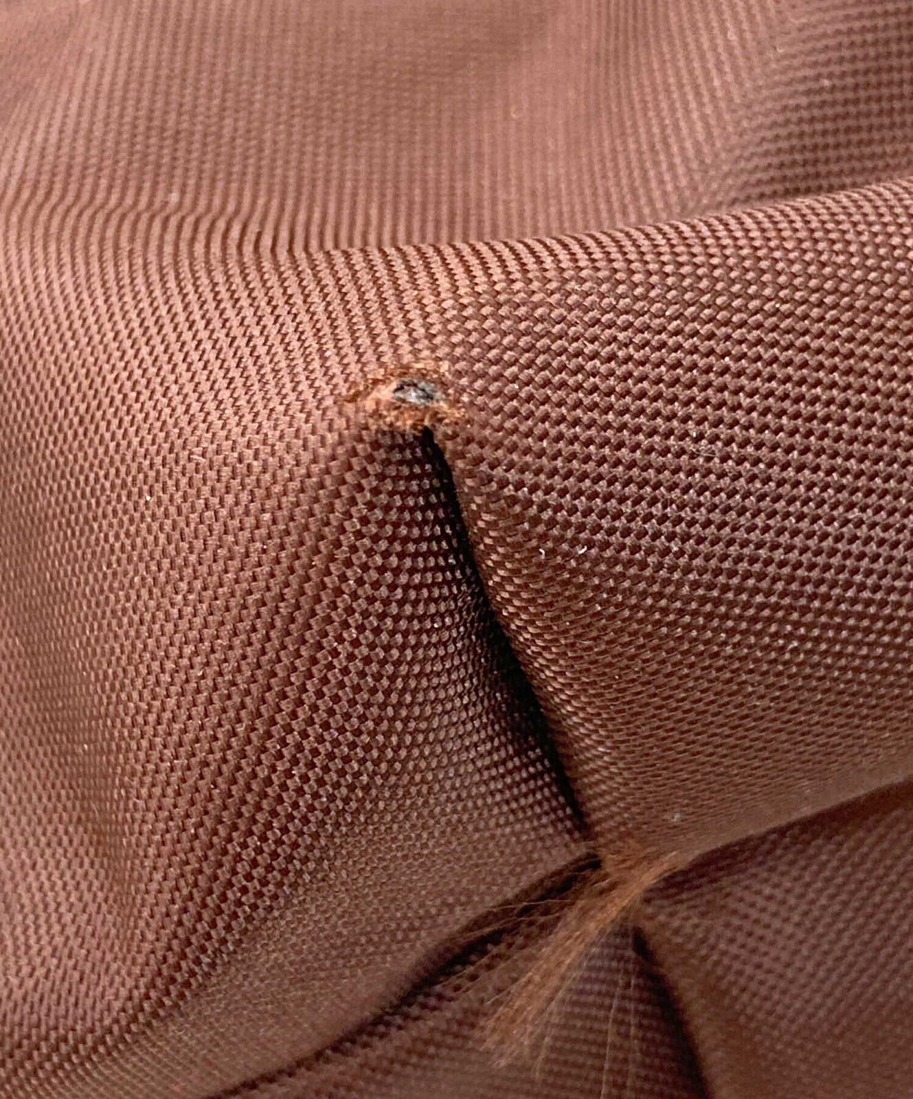Longchamp Hand Bag Tote Purse Le Pliage Nylon Brown Authentic