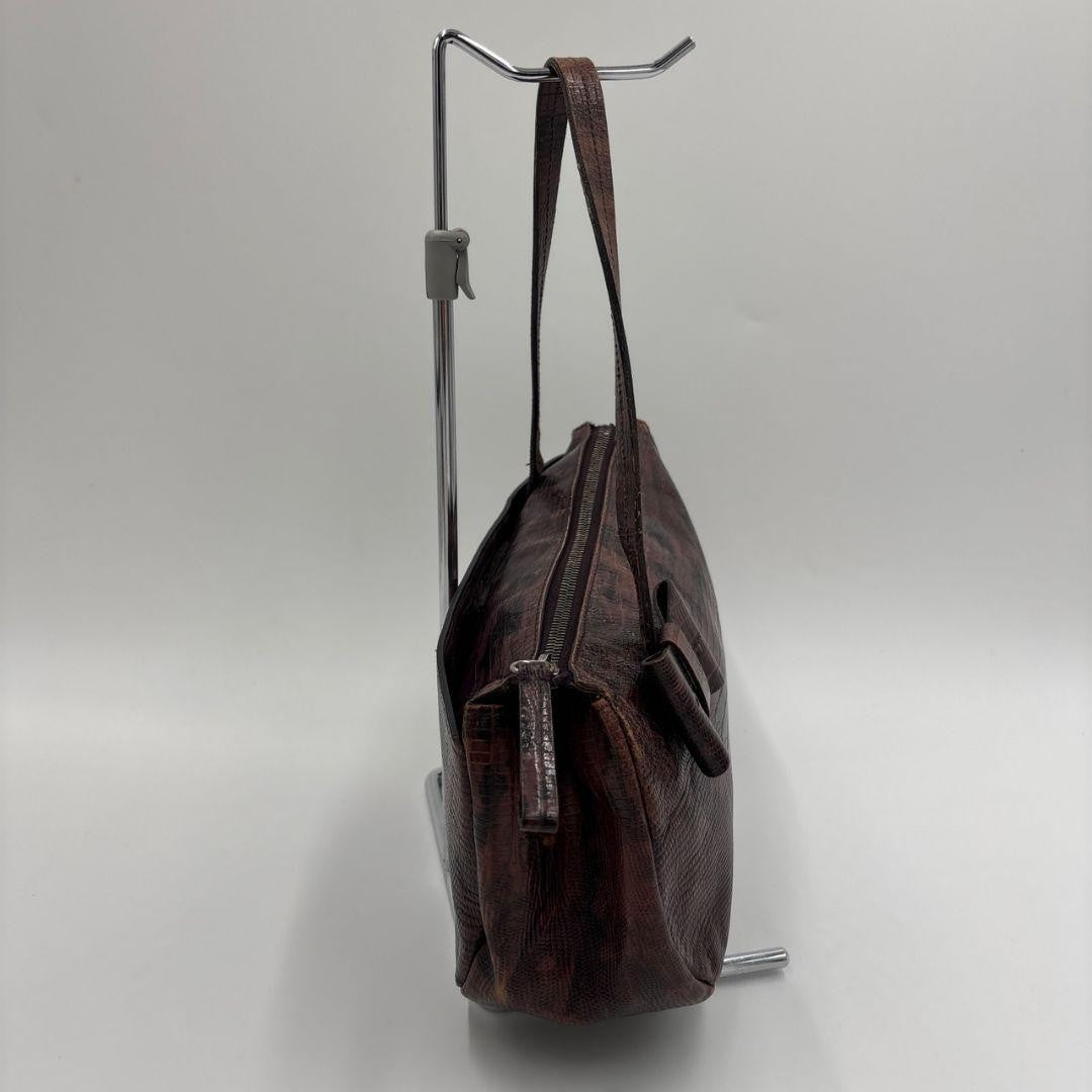 MIU MIU Hand Shoulder Bag Tote Purse Leather Bordeaux Authentic