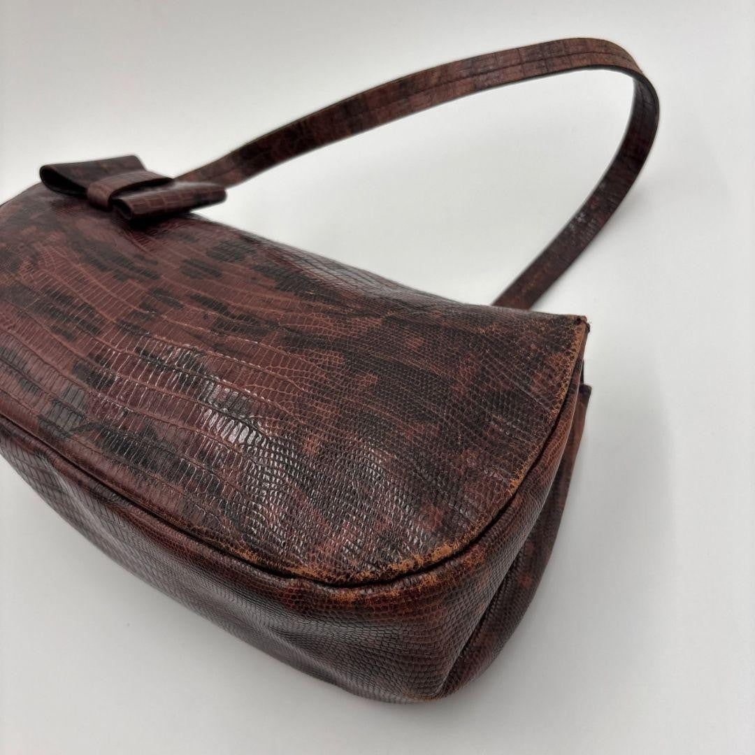 MIU MIU Hand Shoulder Bag Tote Purse Leather Bordeaux Authentic