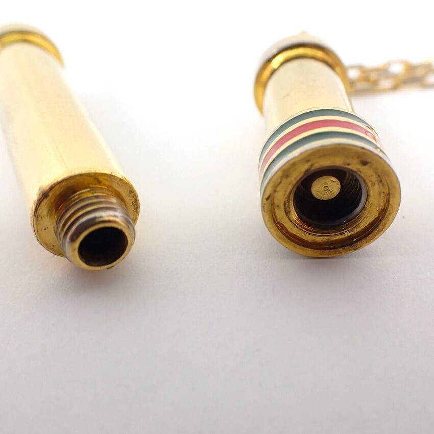 GUCCI Necklace Pendant Perfume bottle Silver 925 Women Accessory Authentic