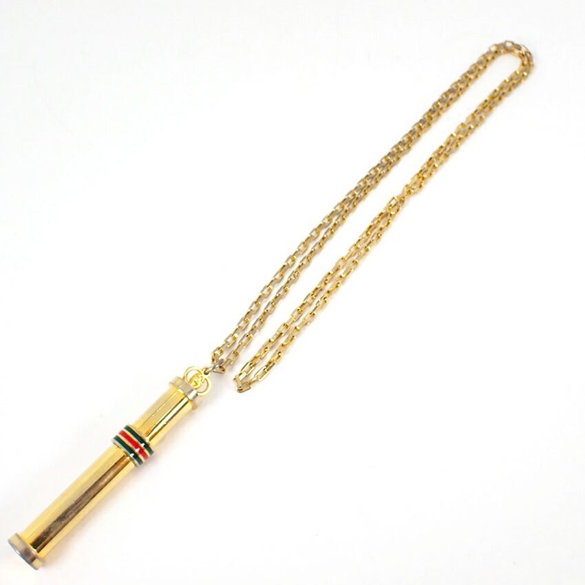 GUCCI Necklace Pendant Perfume bottle Silver 925 Women Accessory Authentic