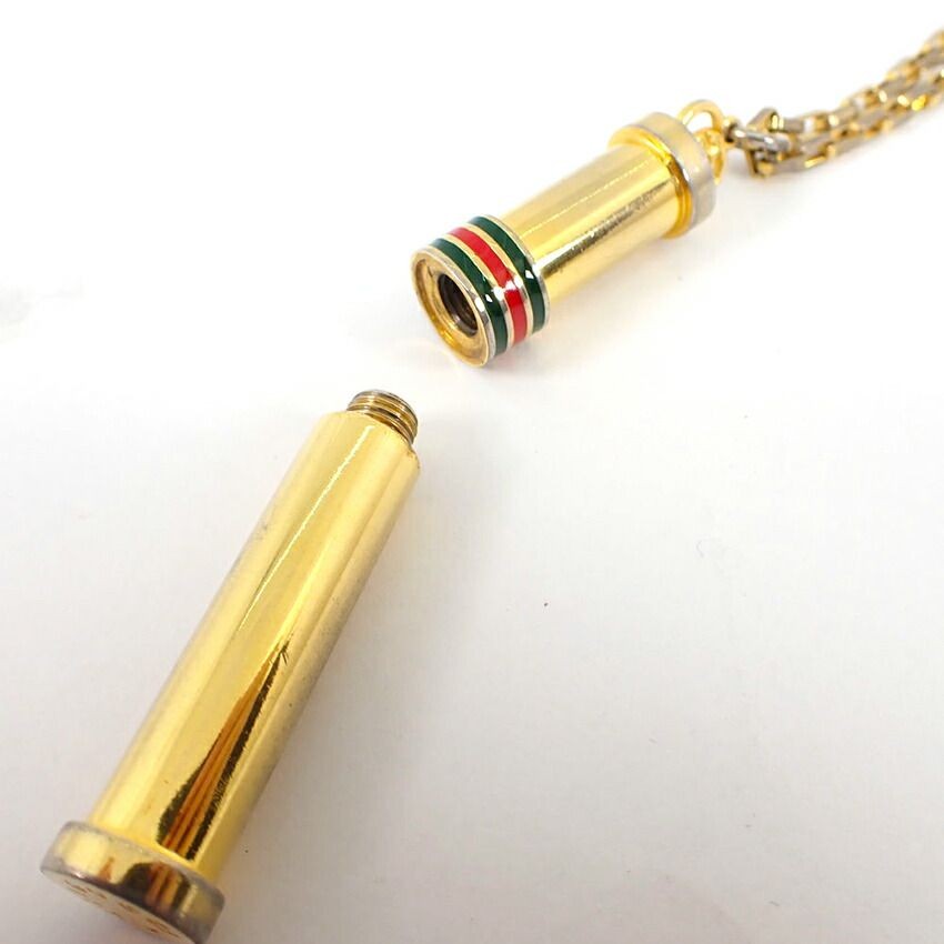 GUCCI Necklace Pendant Perfume bottle Silver 925 Women Accessory Authentic