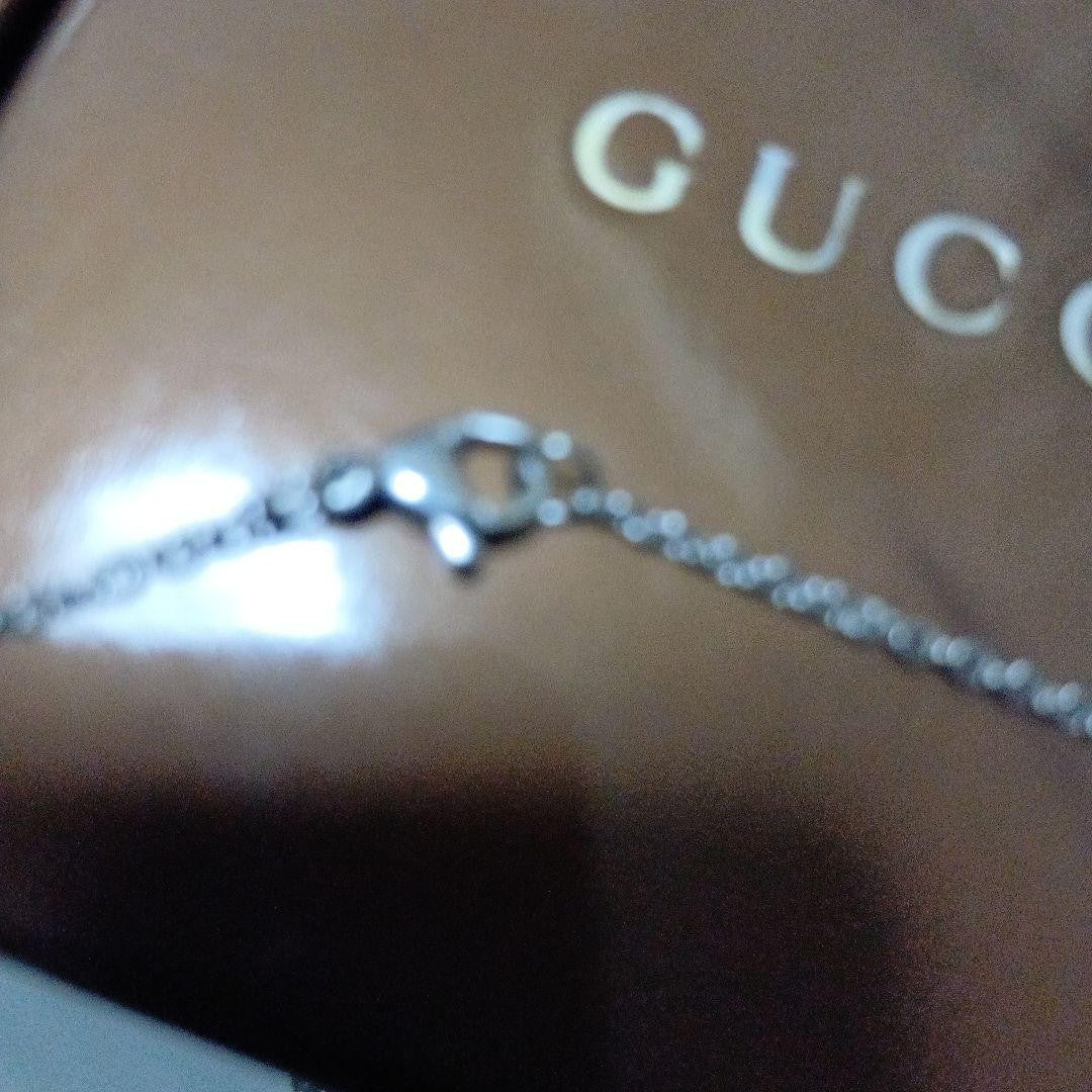 GUCCI Necklace Pendant Silver 925 Women Accessory Authentic