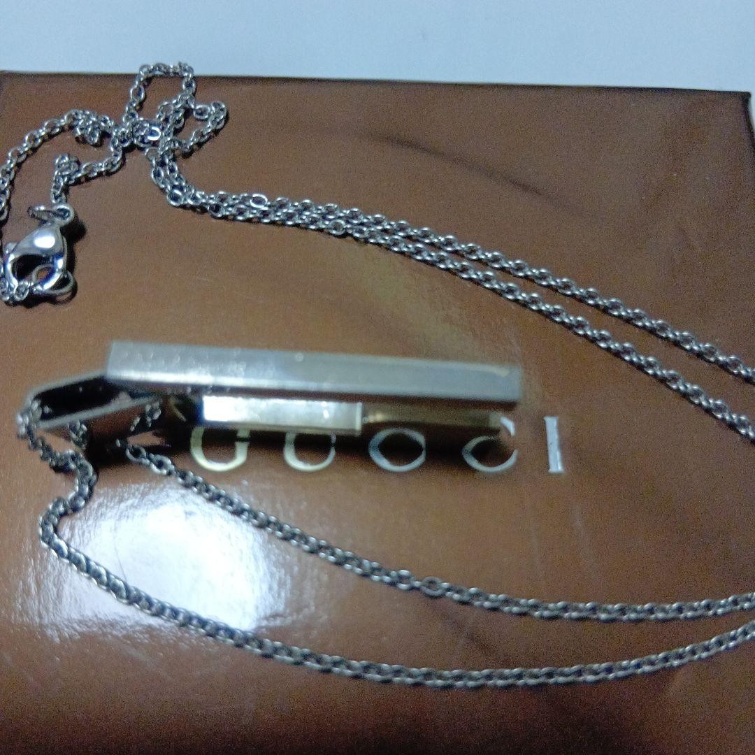 GUCCI Necklace Pendant Silver 925 Women Accessory Authentic