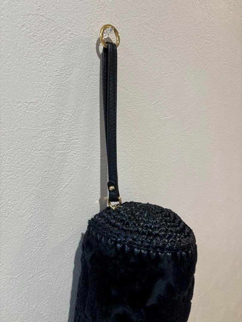 Dolce & Gabbana Shoulder Bag Purse 2way Leopard Black Authentic