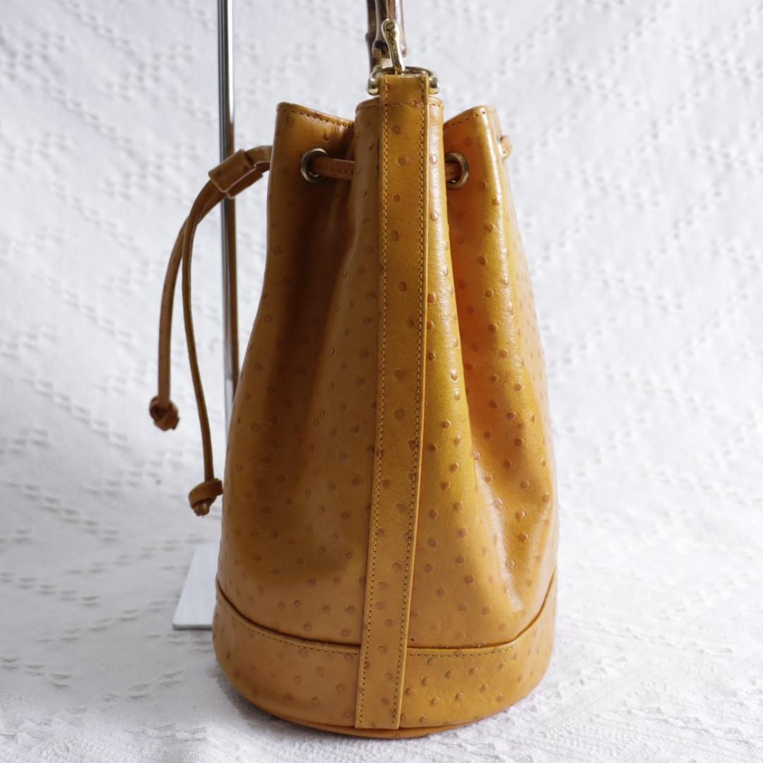 VALENTINO CHRISTY Hand Bag Tote Purse Leather Camel Brown Authentic