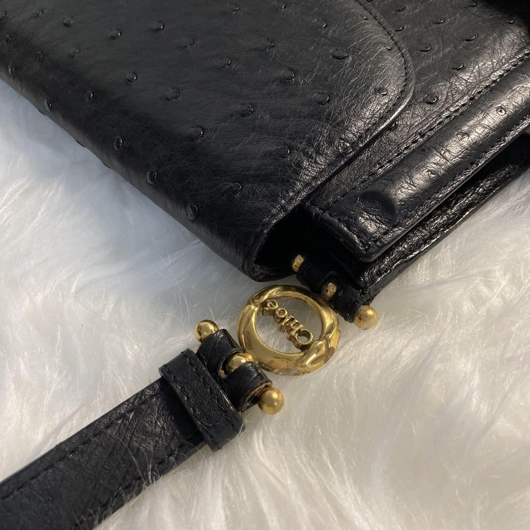 Chloe Shoulder Bag Purse Black Authentic