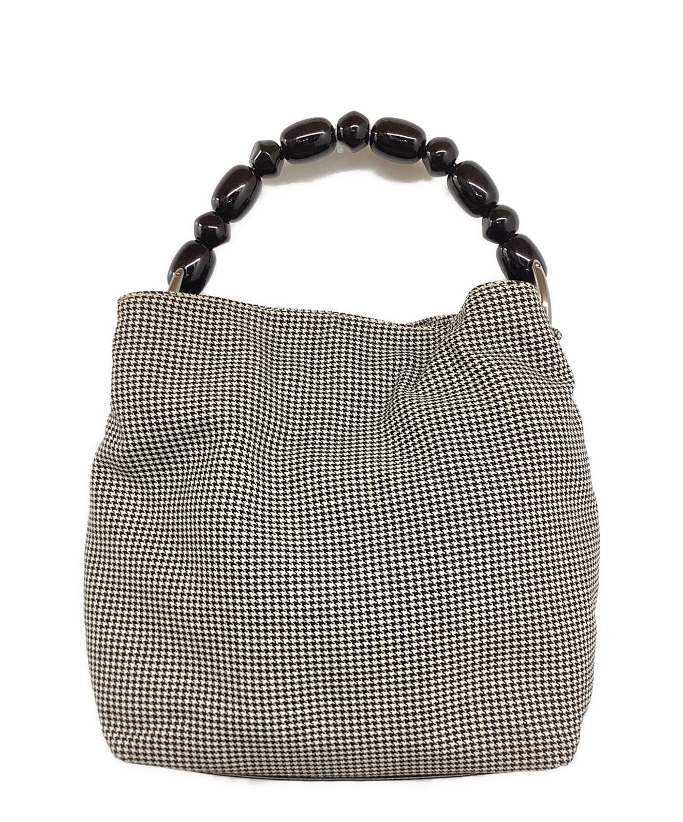 Christian Dior Hand Bag Tote Purse Gray Authentic