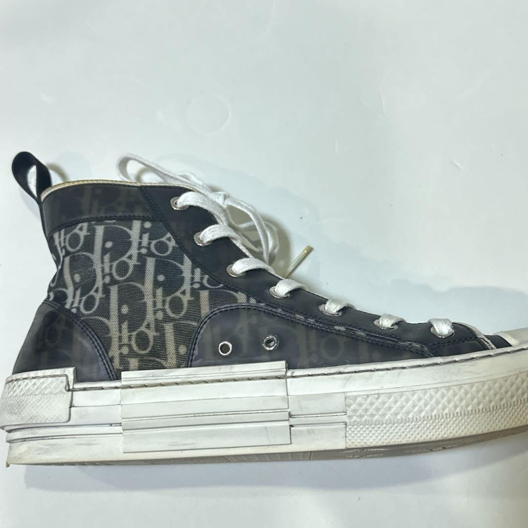 Christian Dior Sneakers Shoes High-cut Oblique EU 42 US 9 Authentic