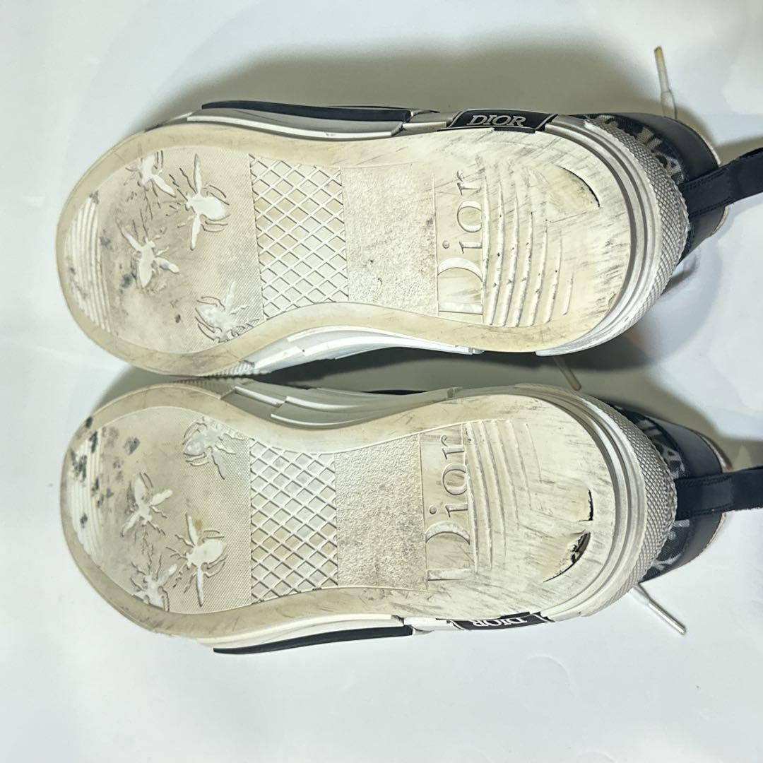 Christian Dior Sneakers Shoes High-cut Oblique EU 42 US 9 Authentic