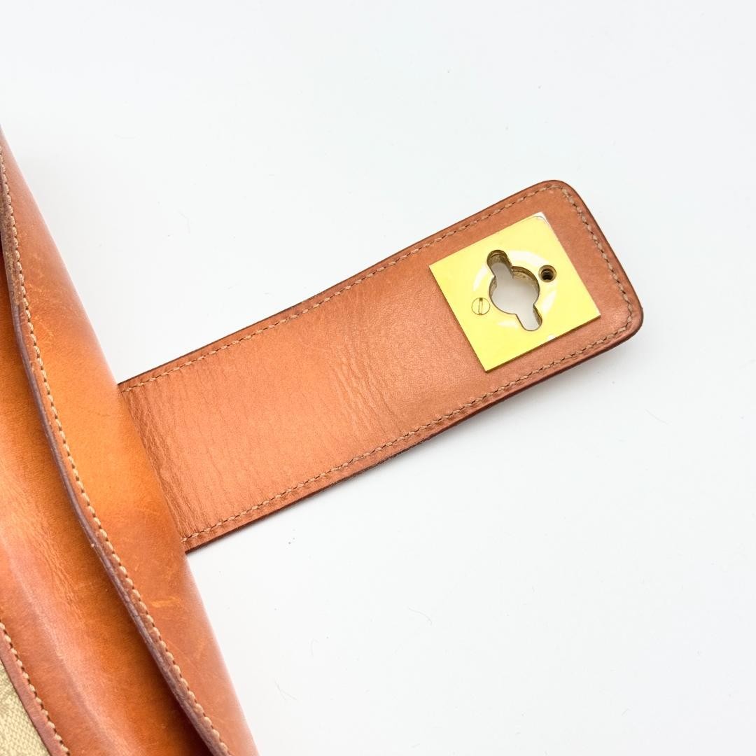 CELINE Macadam Purse Gancini bucket shoulder bag Leather PVC Used Unisex