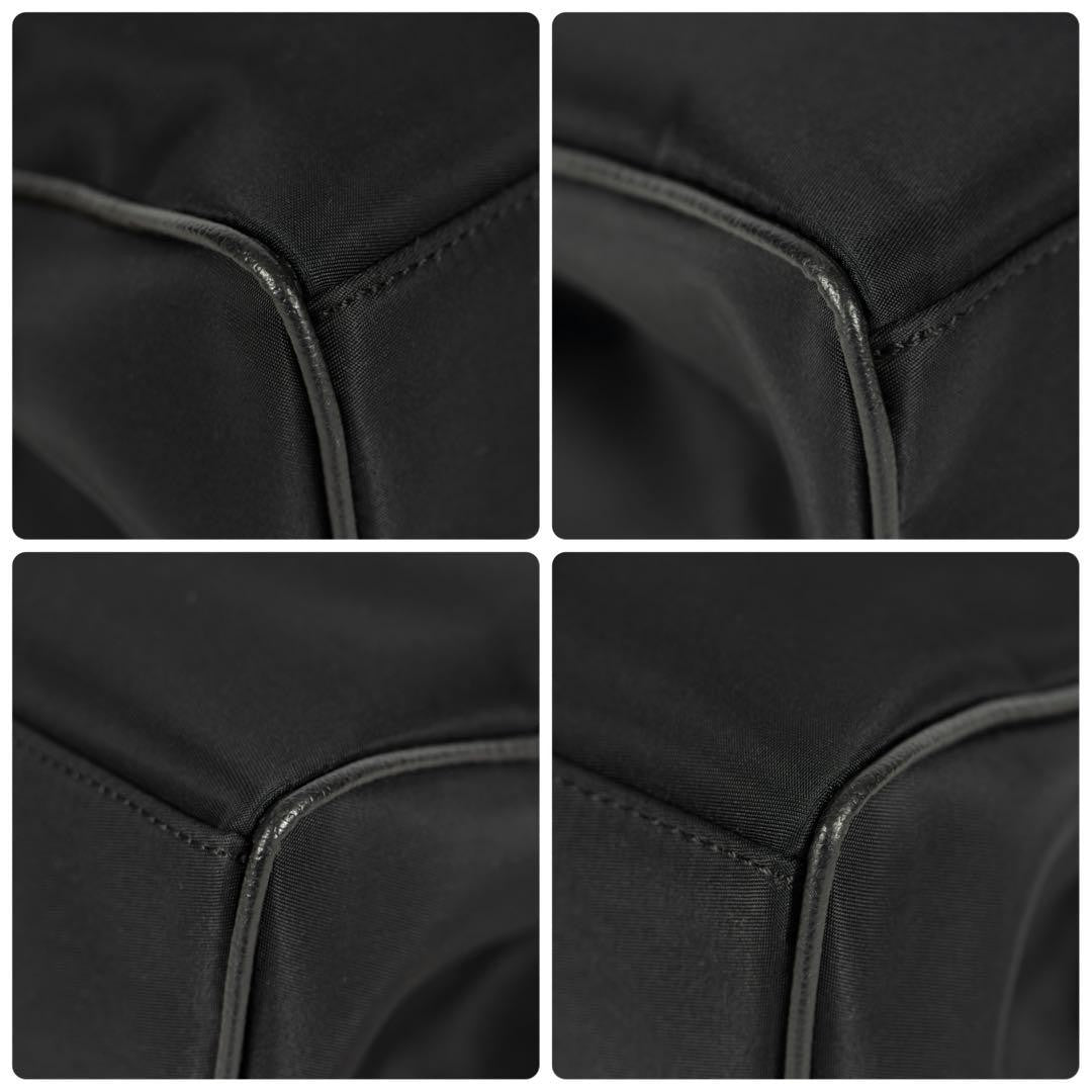 GIVENCHY Hand Bag Purse 4G logo Grained leather Authentic Black Women's Used