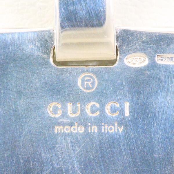 GUCCI Necklace Pendant Silver Women Accessory Authentic