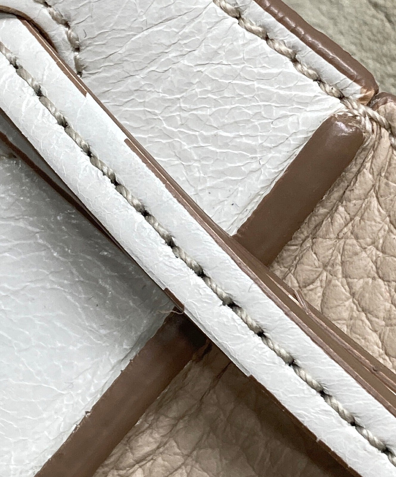TOD'S Shoulder Bag Purse TSC Sacca Micro Bag Beige Authentic