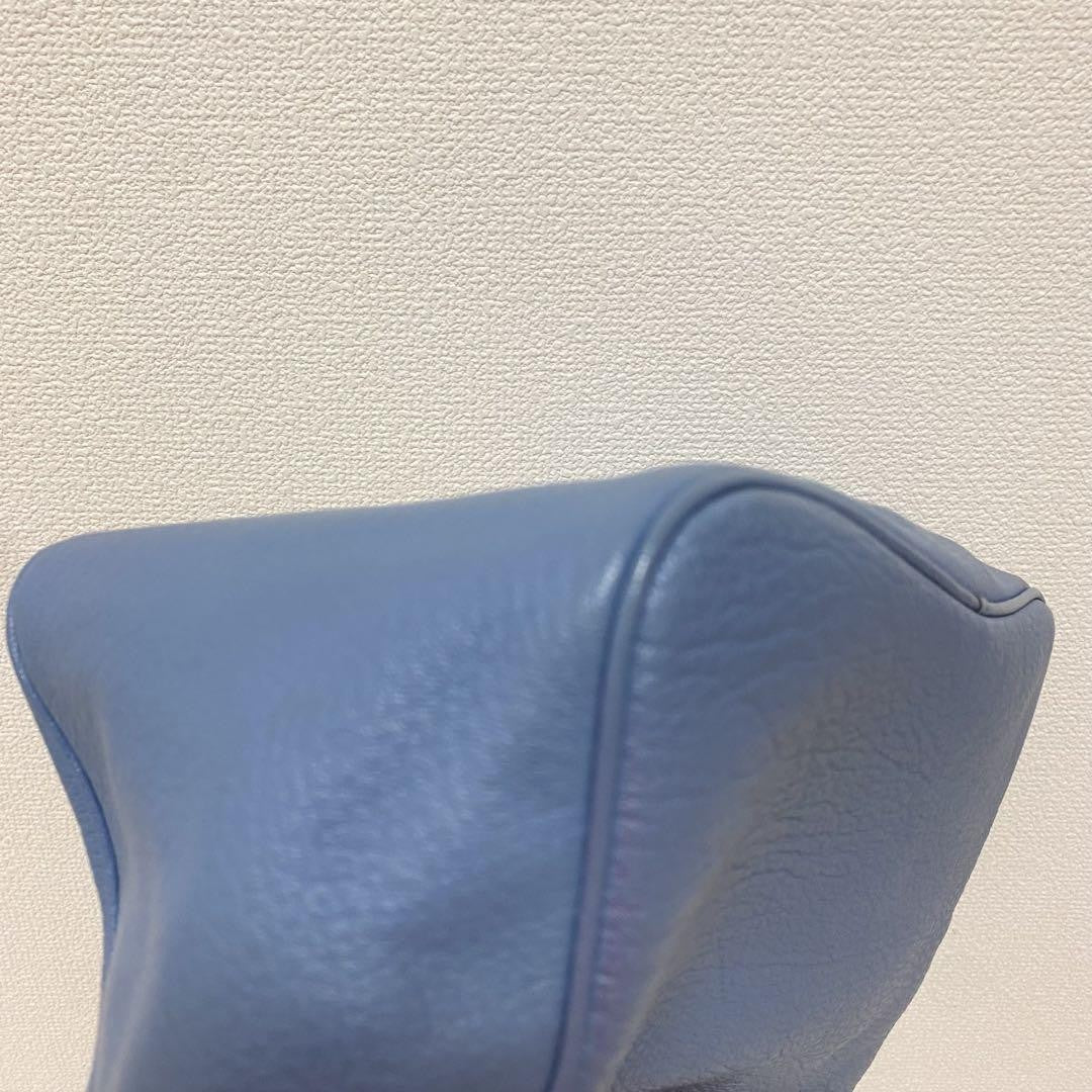 Salvatore Ferragamo Shoulder Bag Purse Blue Authentic