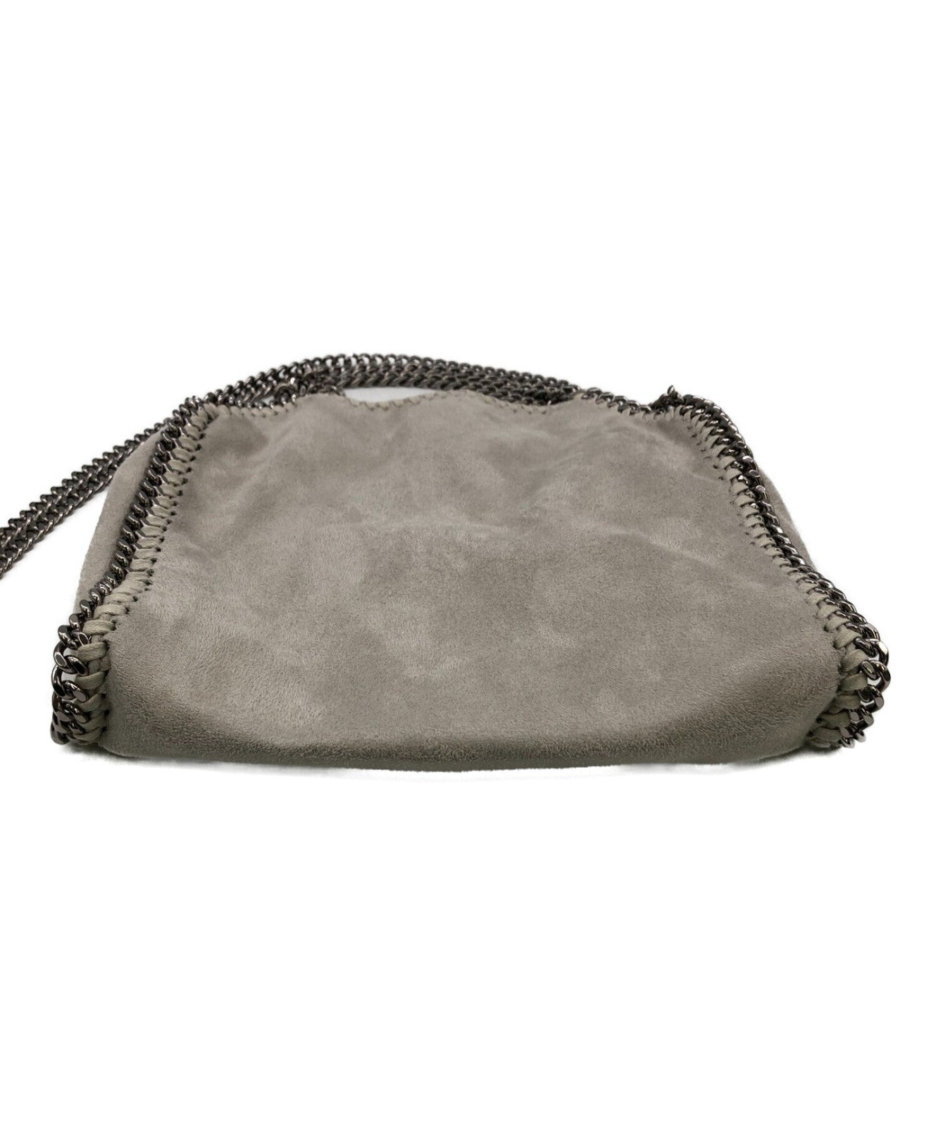 Stella McCartney Shoulder Bag Purse Falabella Light Gray Authentic