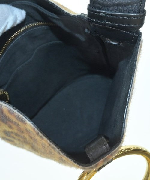 Stella McCartney Shoulder Bag Purse Beige Black Authentic