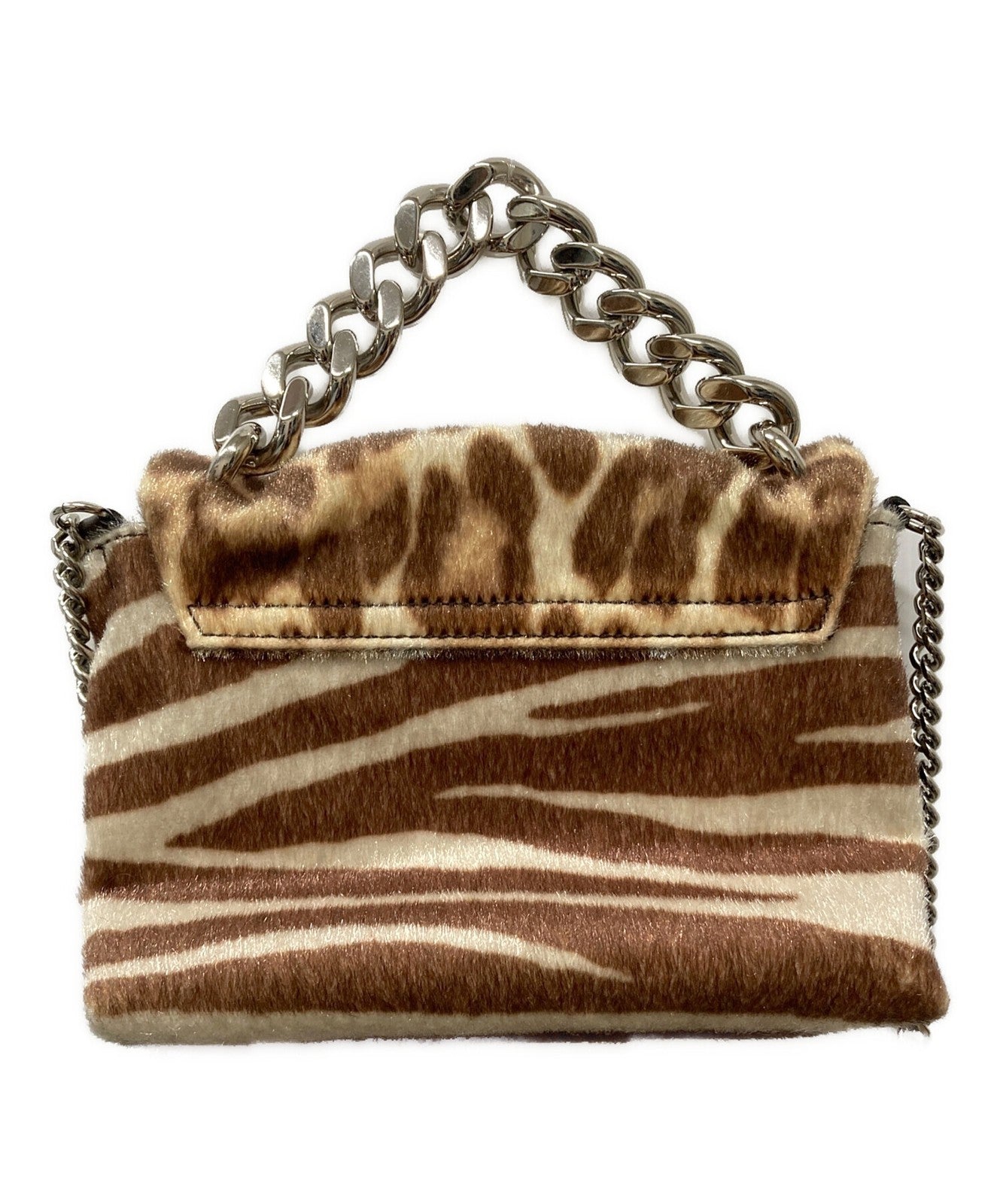 Stella McCartney Hand Shoulder Bag Tote Purse Leopard Brown Authentic