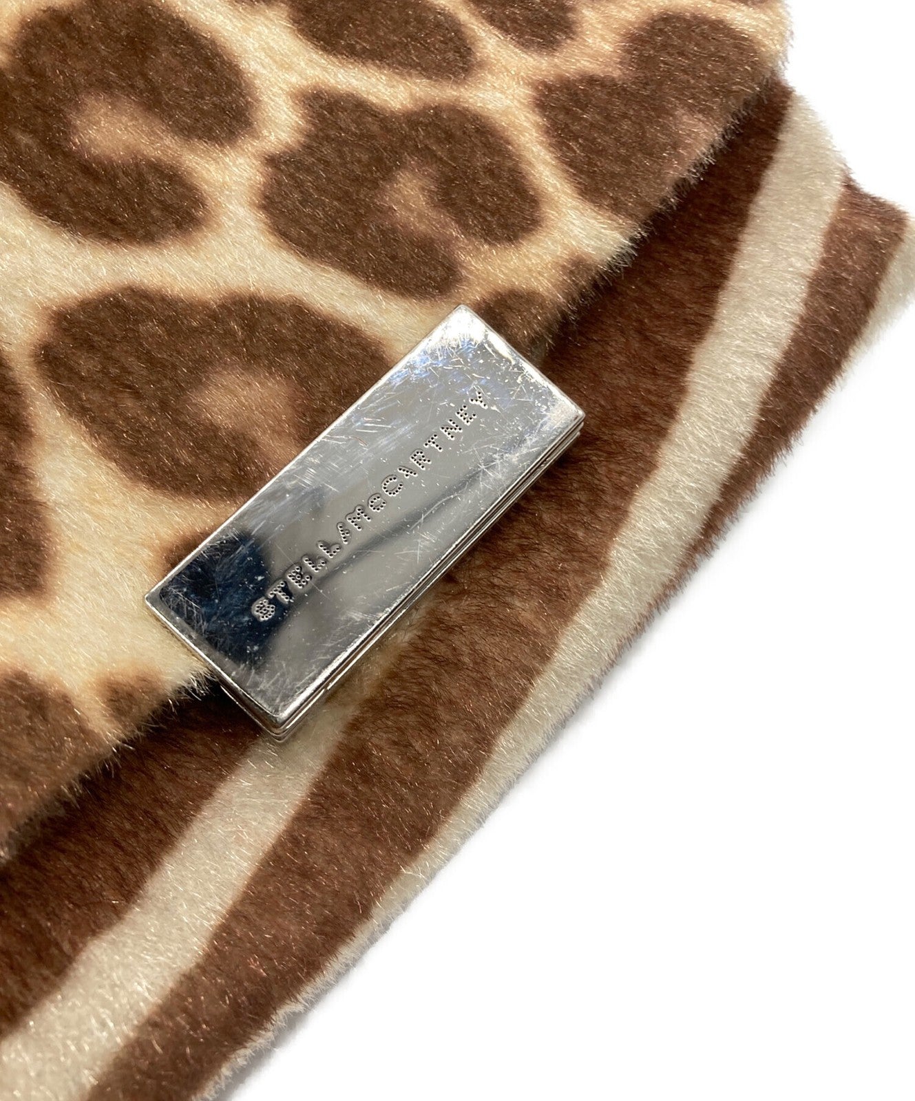 Stella McCartney Hand Shoulder Bag Tote Purse Leopard Brown Authentic