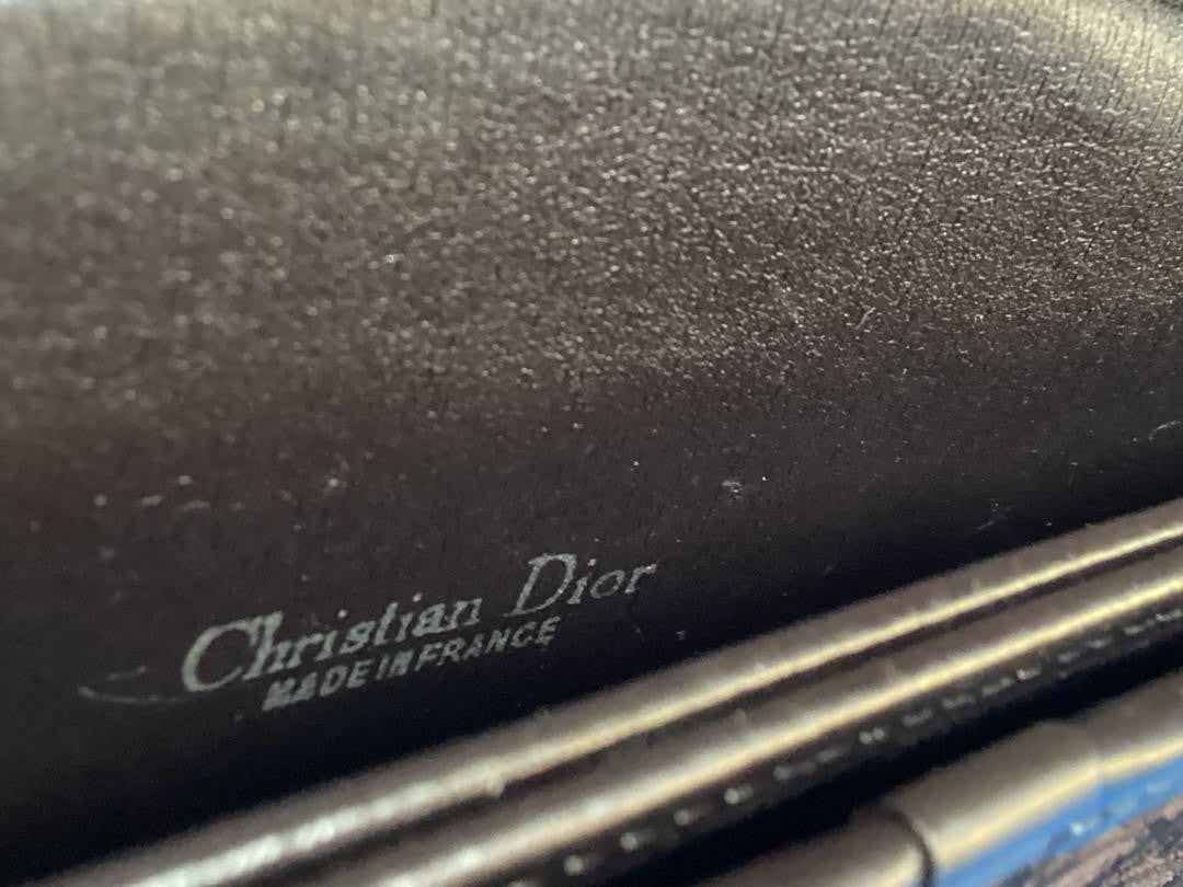 Christian Dior Shoulder Bag Purse 3way Trotter Canvas Leather Brown Authentic